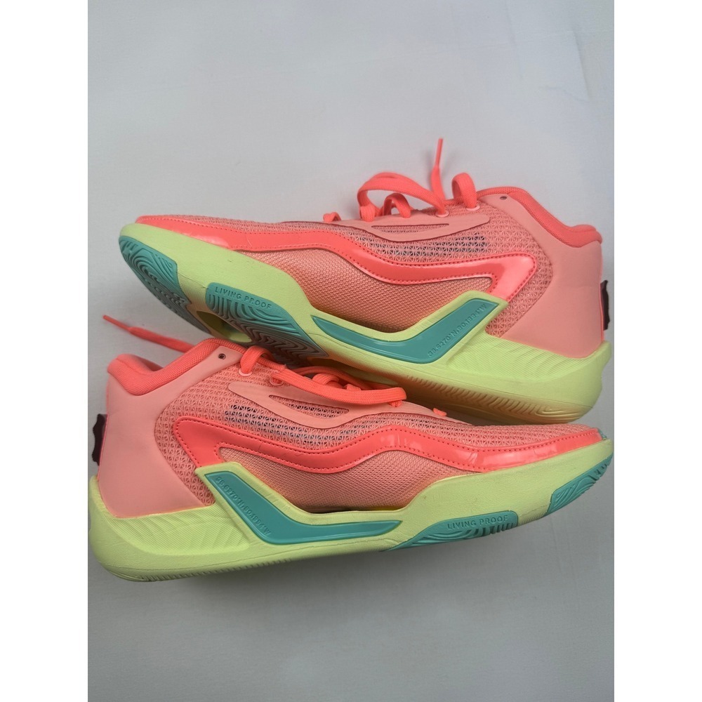 Jordan Tatum 1 Pink Lemonade 10.5 Pink Basketball Shoes Worn Once NO BOX